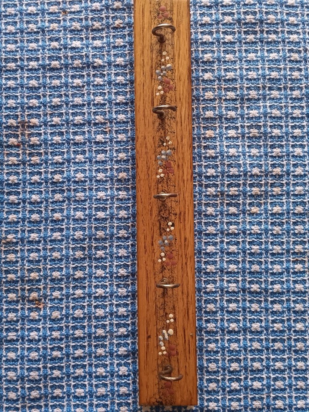 Wooden Hand Painted Hanging Key Rack